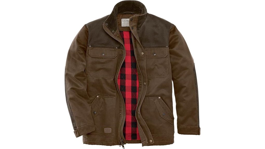 men s waxed cotton chore jacket