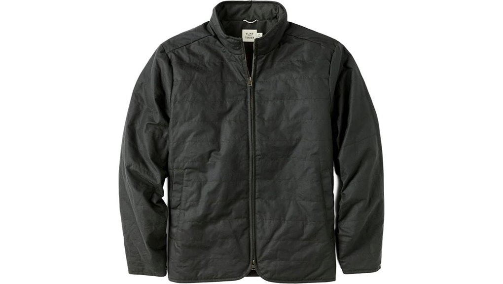 men s waxed quilted jacket