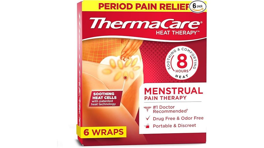 menstrual therapeutic disposable heat wraps