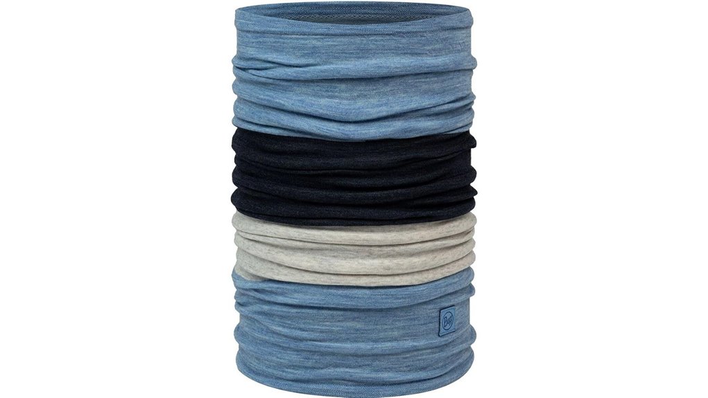 merino buff one size blue