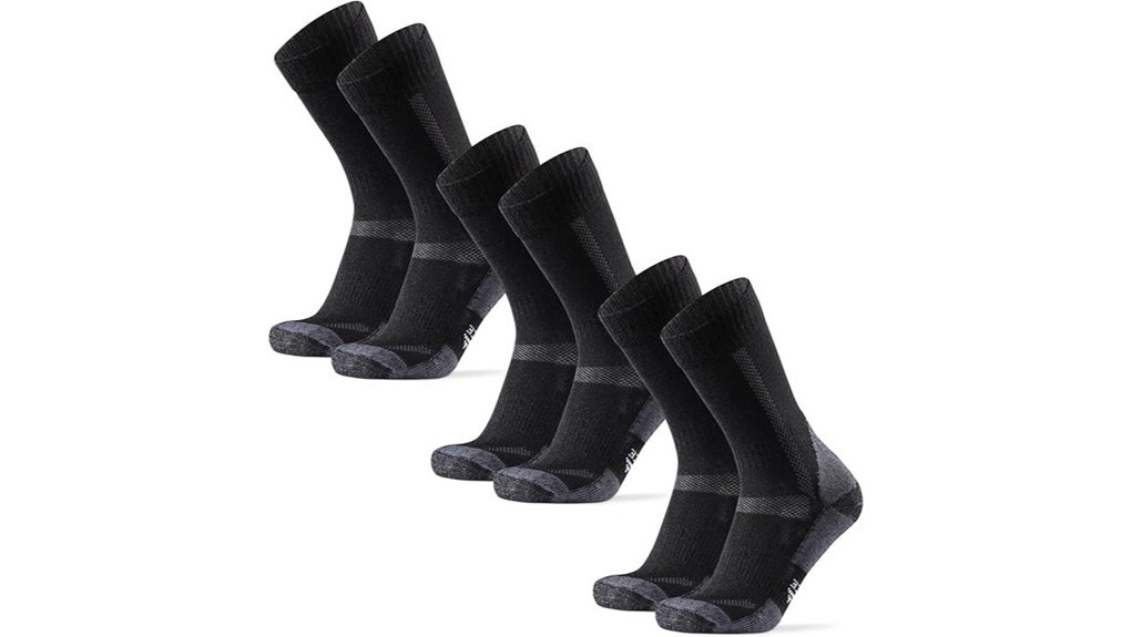 merino wool hiking crew socks