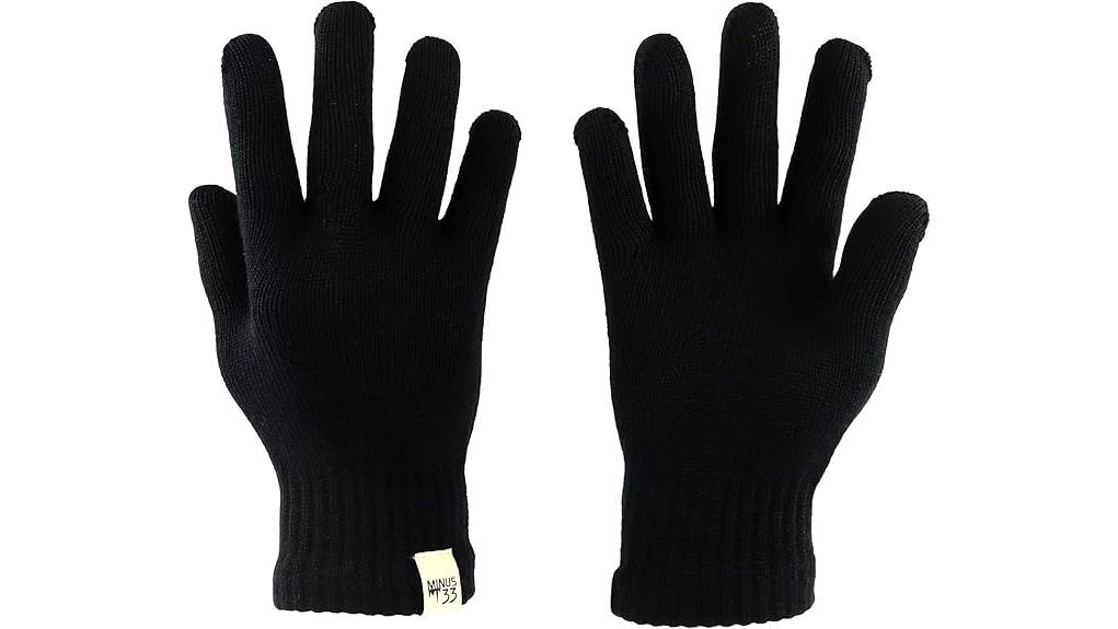 merino wool ski glove liners