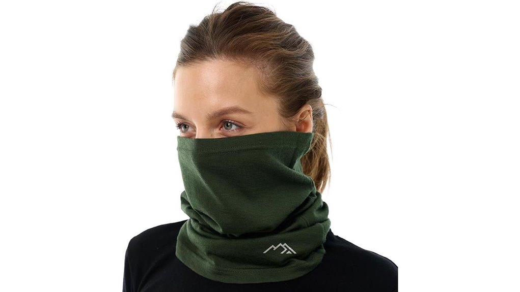 merino wool ski neckgaiter