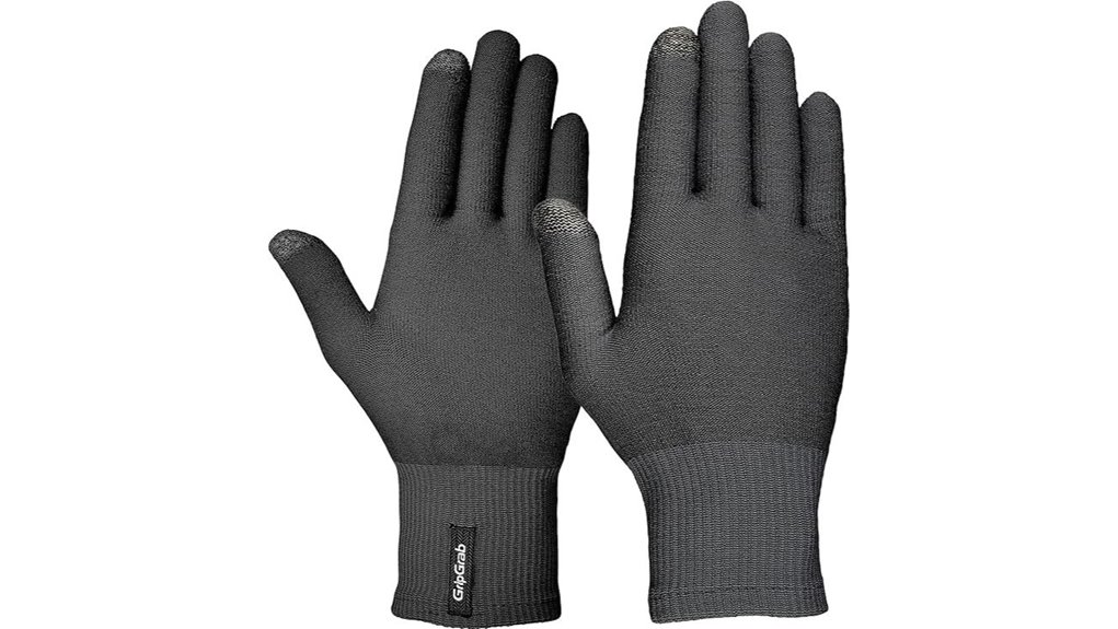 merino wool thermal liner gloves