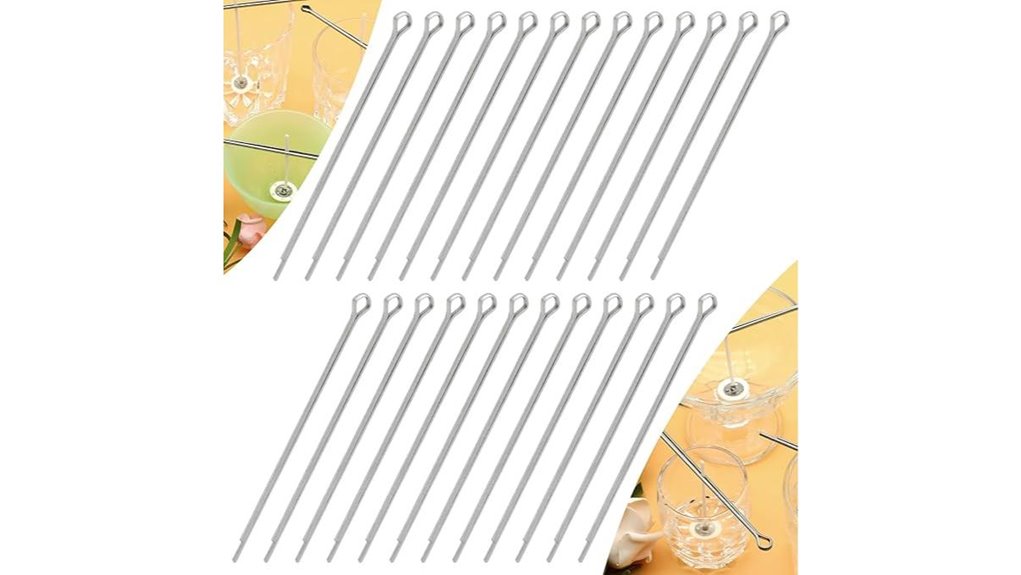 metal candle wick centering tool