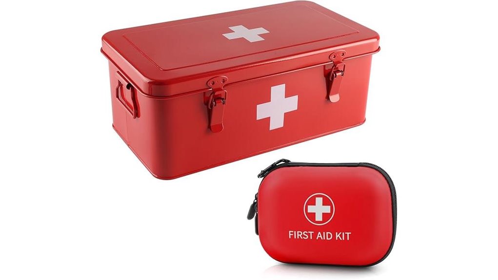 metal first aid box