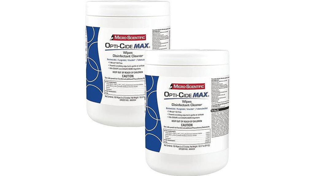 micro scientific opti cide max wipes