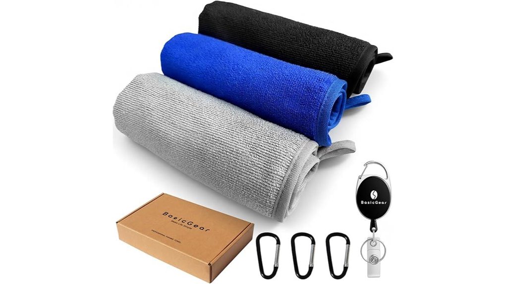 microfiber fishing towels with clips