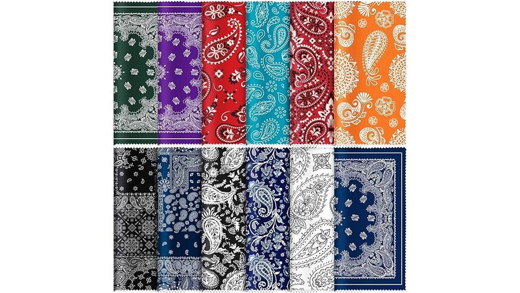 microfiber paisley lens cleaning cloths