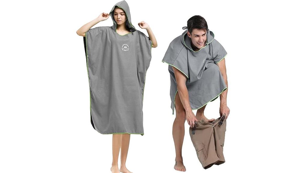 microfiber quick dry hooded robe