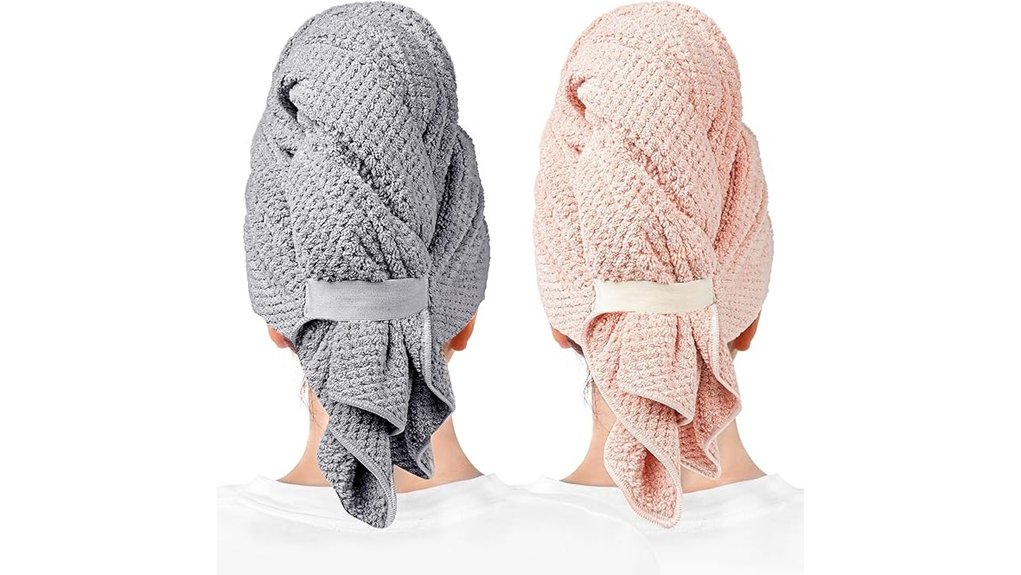 microfiber two pack women s hair towels