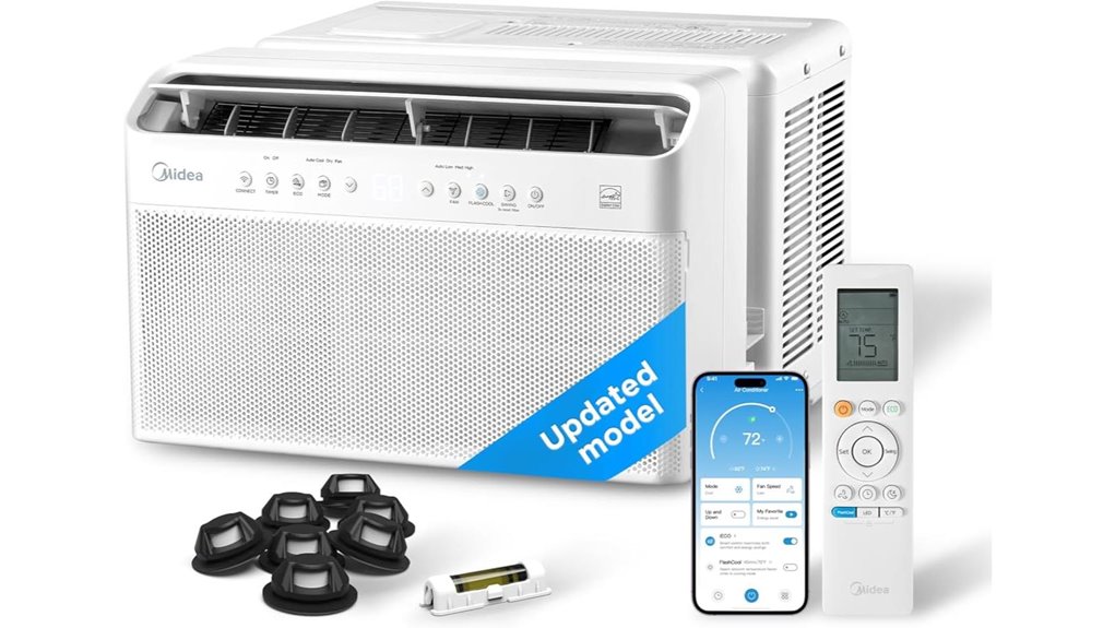 midea 10 000 btu smart inverter window