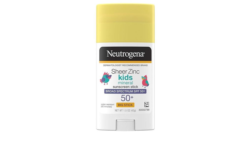 mineral spf50 kids sunscreen stick