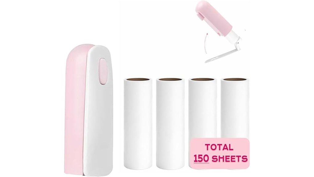 mini lint roller 150 sheets
