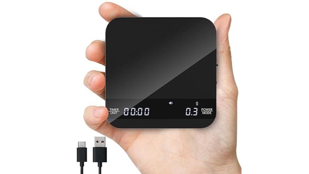 mini rechargeable espresso scale