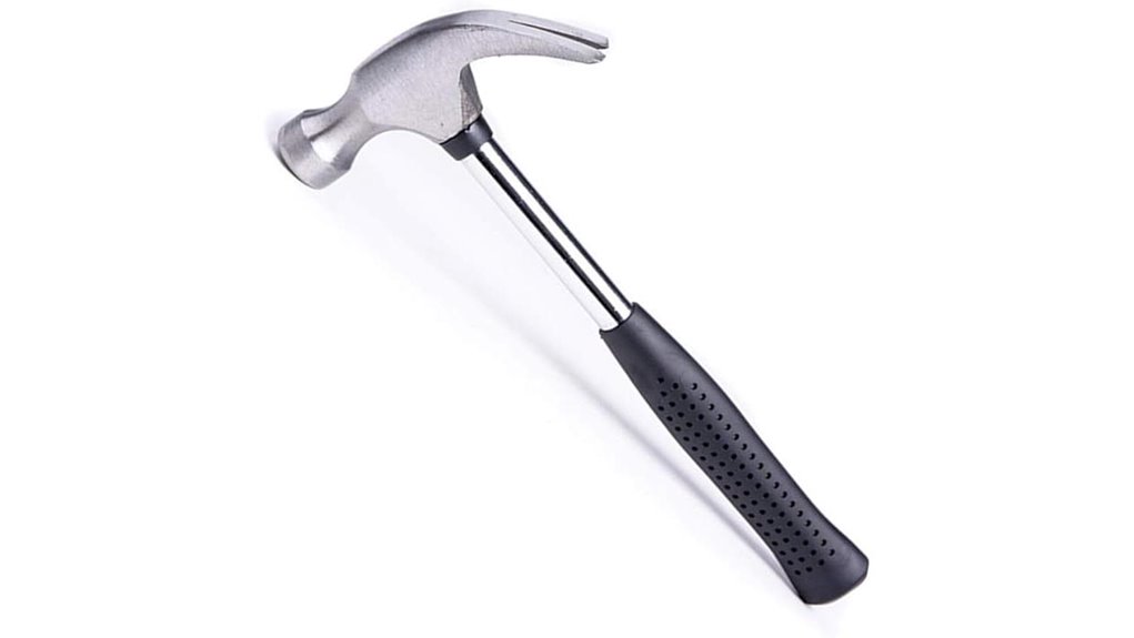 mini rubber handled non slip hammer