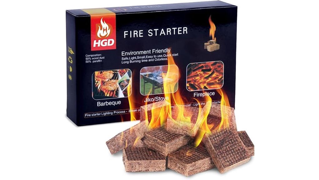 mini water resistant natural firestarter