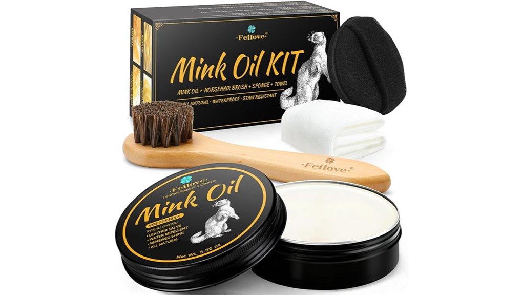 mink oil leather cleaner conditioner