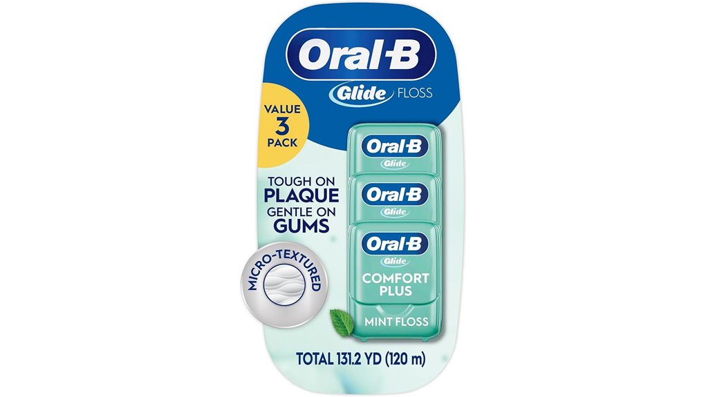 mint glide floss 3 pack