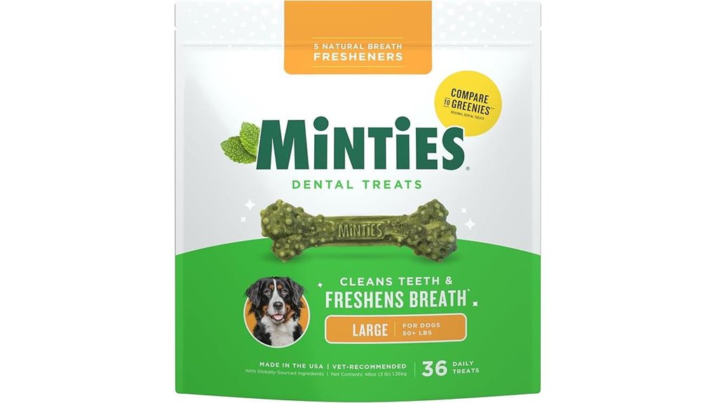 minties large dog dental chews
