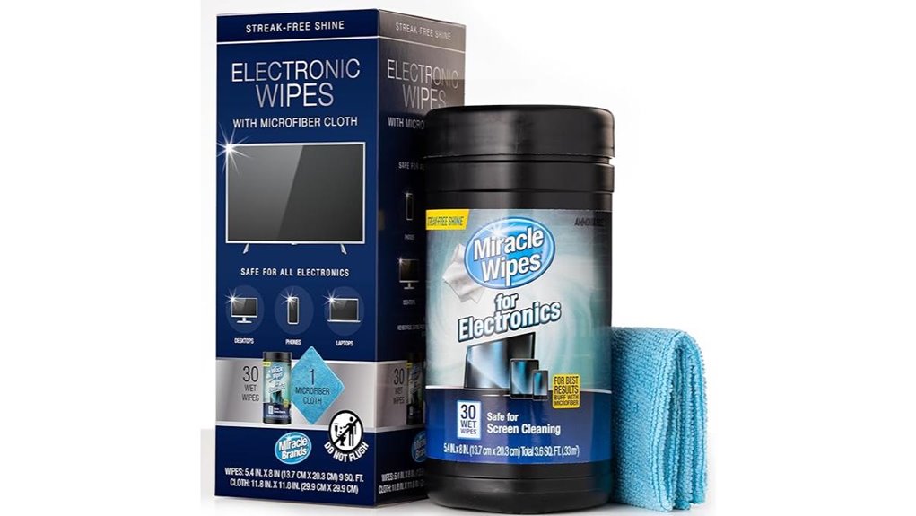 miraclewipes 30 pack screen wipes
