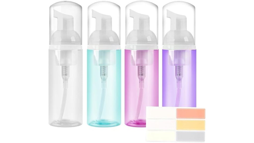 mixed color 2oz foam pumps