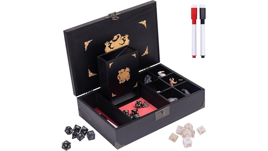 modular dice tower with tray