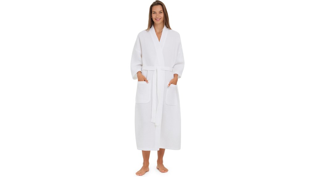 monarch unisex waffle spa kimono