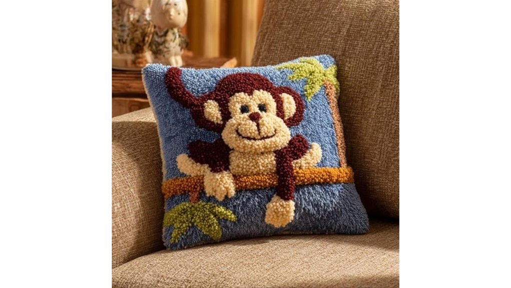 monkey latch hook rug kit