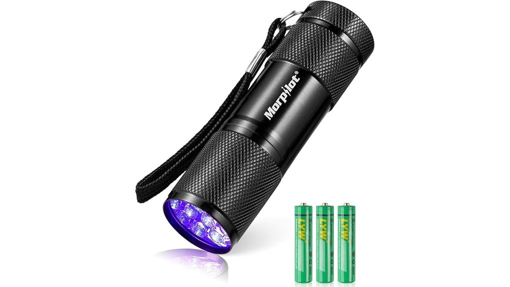 morpilot 9 led 395nm uvflashlight
