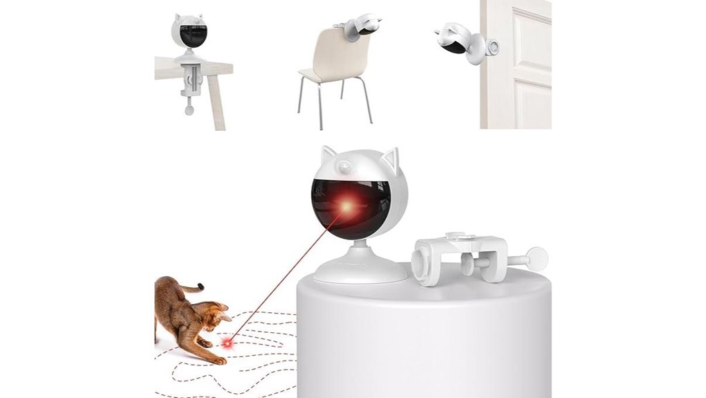 motion activated rechargeable smart laser