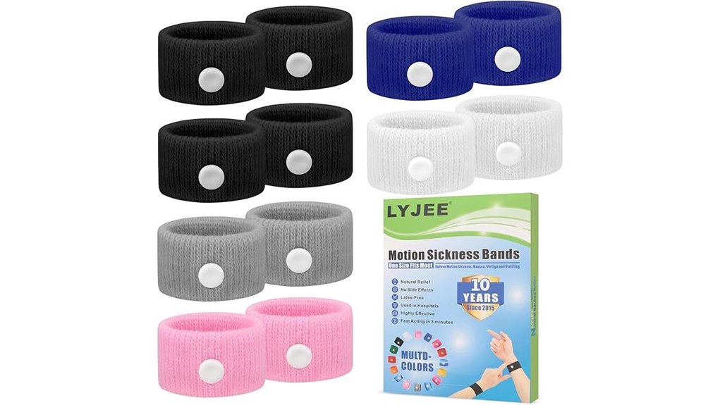 motion sickness acupressure wristbands