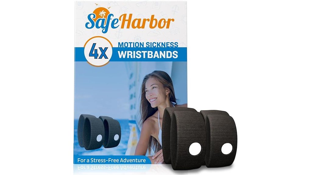 motion sickness wristbands four pack