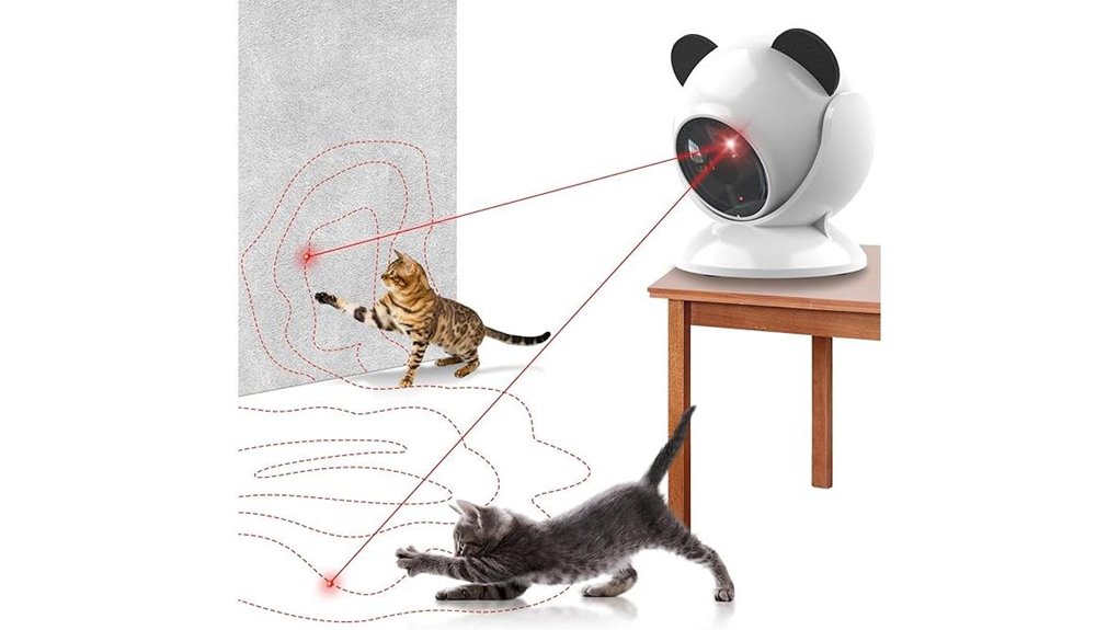 motorized interactive laser toy