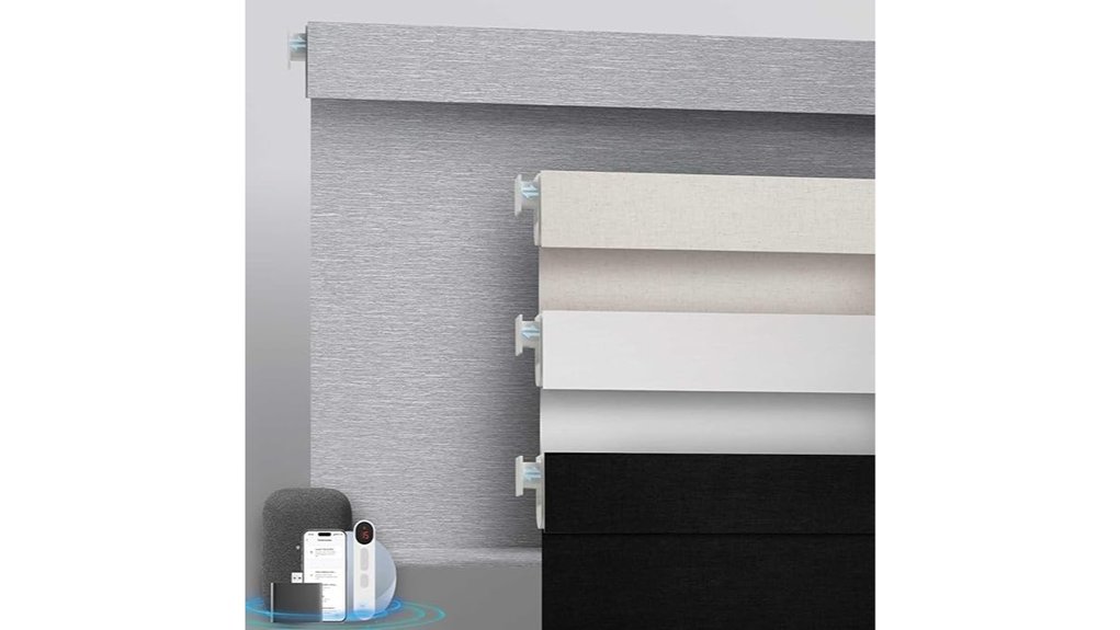 motorized rechargeable blackout roller blinds