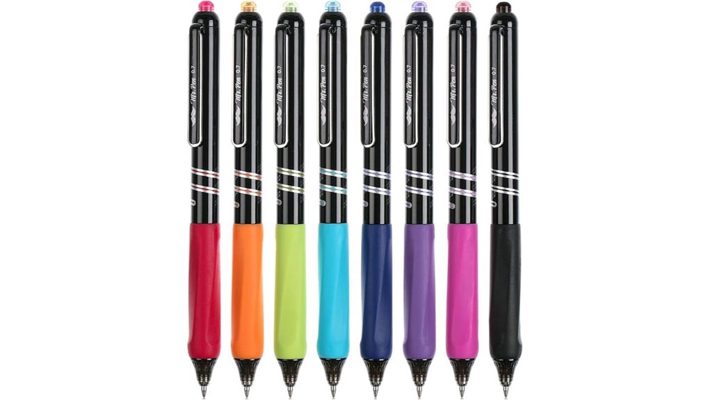mr pen 0 7mm retractable gel pens