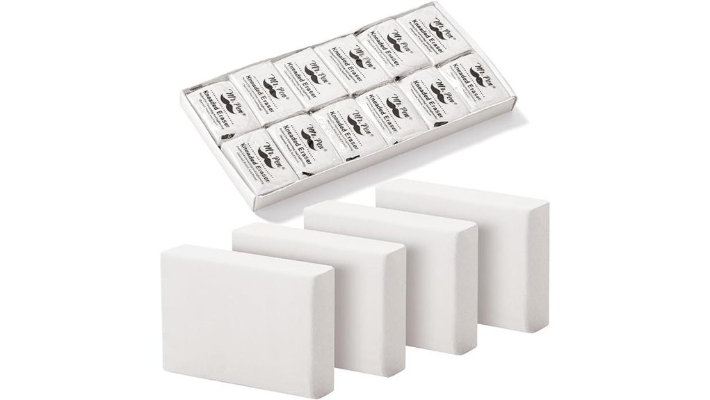 mr pen 12 pack kneaded erasers