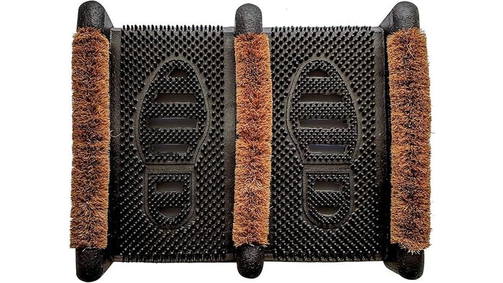 mud scrubber rubber shoe mat