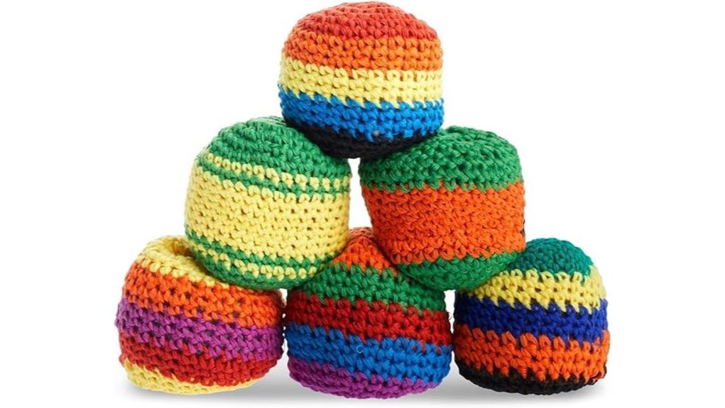 multicolor blue panda juggling bags