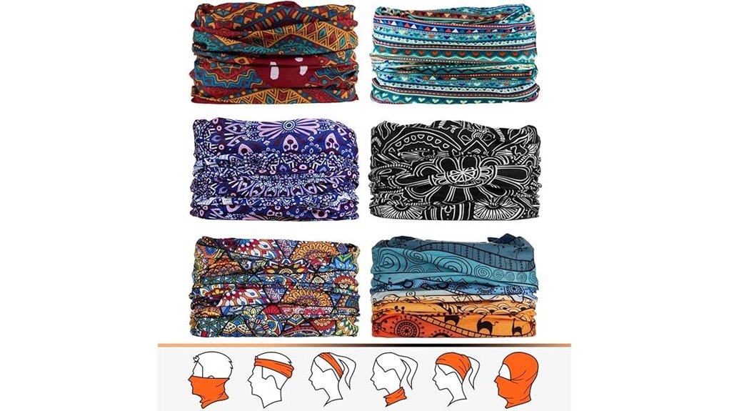 multifunctional bandana neck gaiter