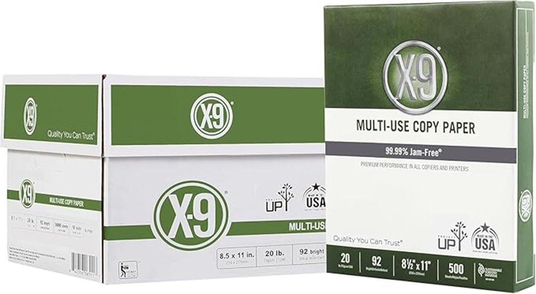 multipurpose 10 ream letter paper