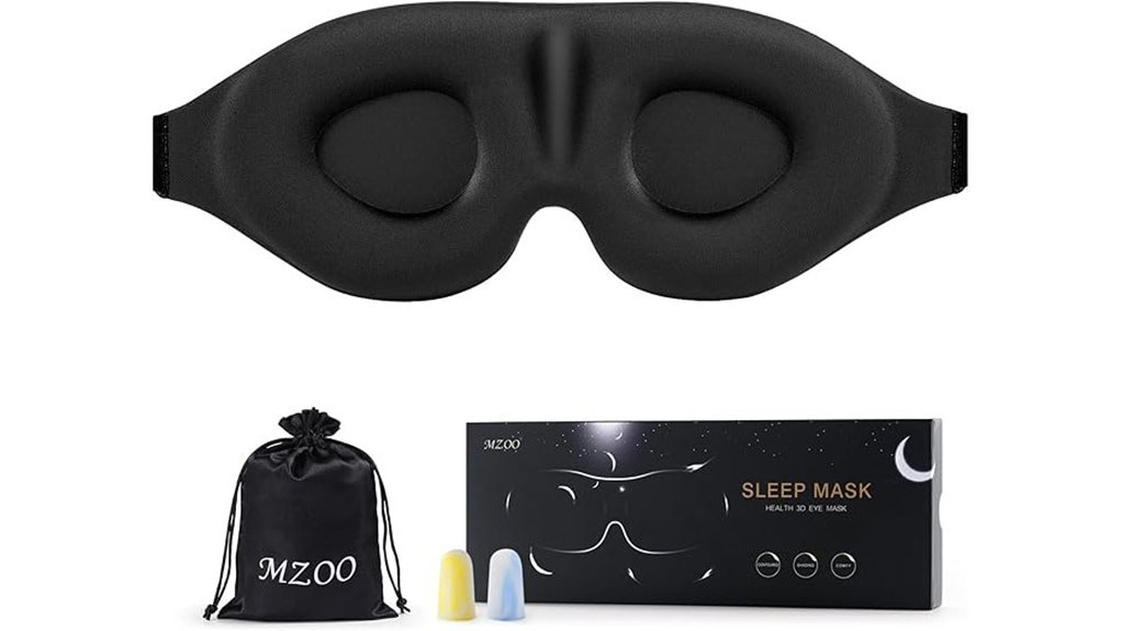mzoo 3d zero pressure eye mask