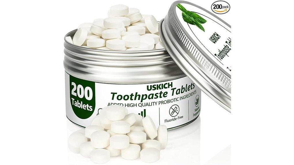 nano hydroxyapatite probiotic toothpaste tablets