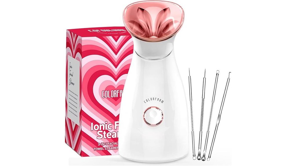 nano ionic facial steamer