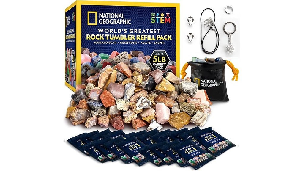 national geographic 5lb rock tumbler