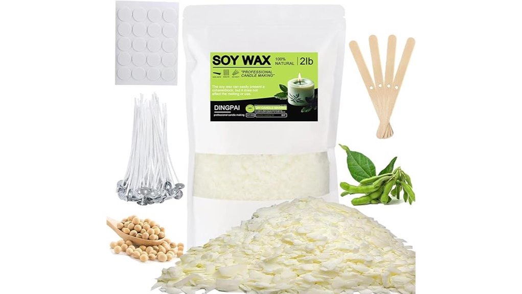 natural organic soy wax flakes
