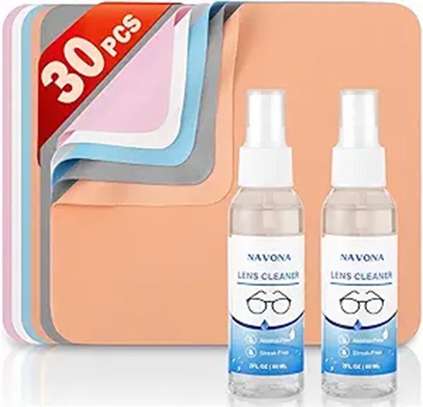 navona 30 pack microfiber glasses
