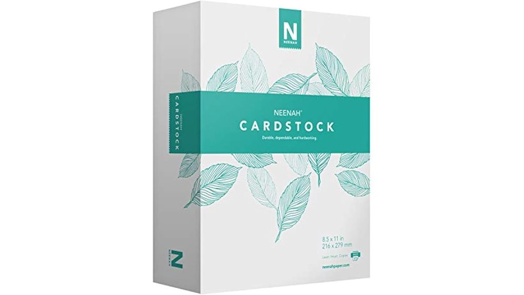 neenah white index paper