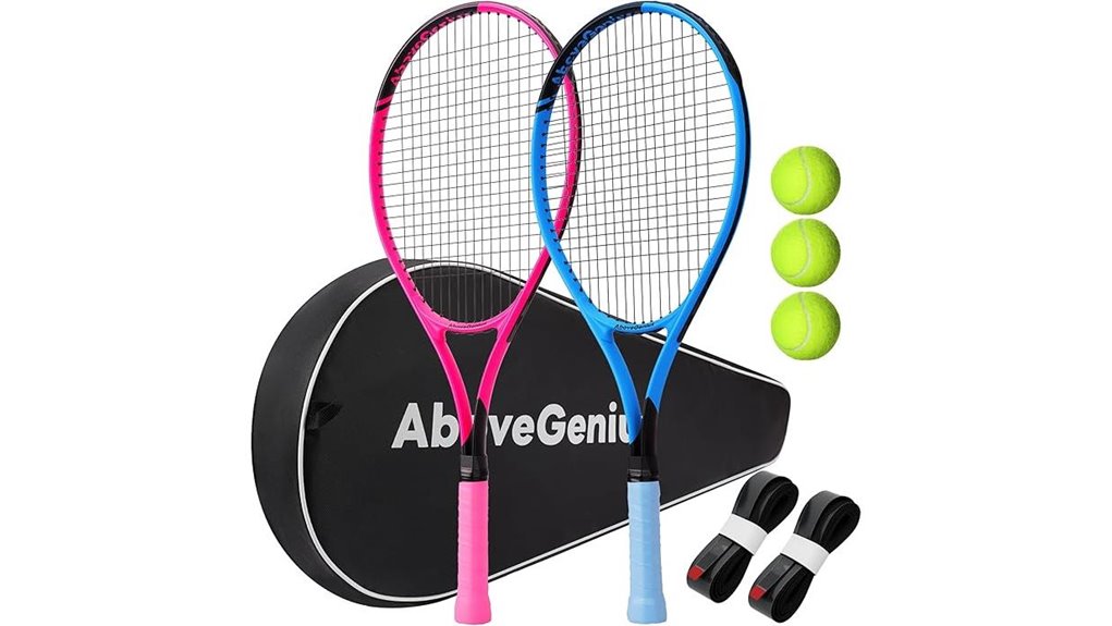 neon 27 inch tennis set