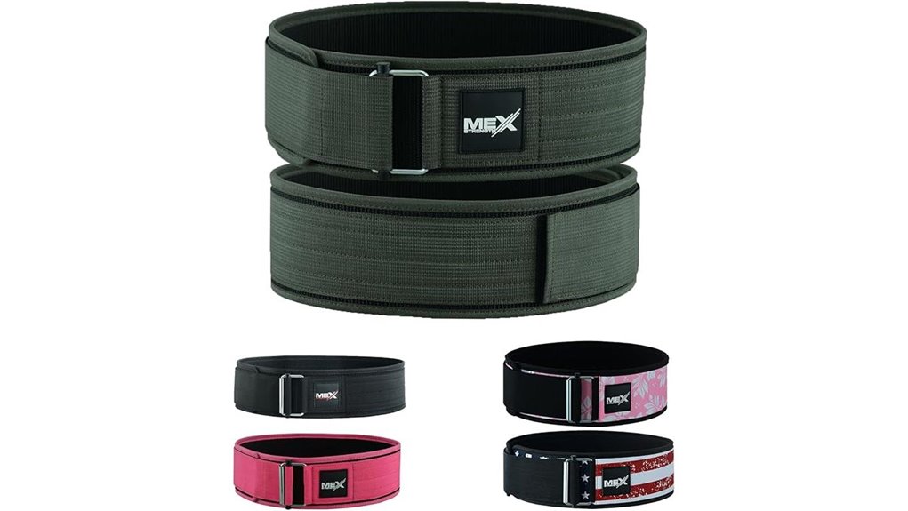 neoprene self locking weightlifting belt